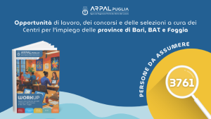 Immagine di anteprima con numero delle persone da assumere nelle province di Bari, Foggia e Bat